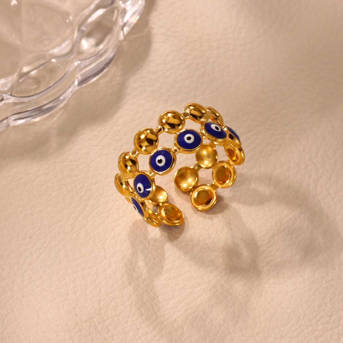 Men Accessories Evil Eye - Pierścionki w stylu vintage z tureckim