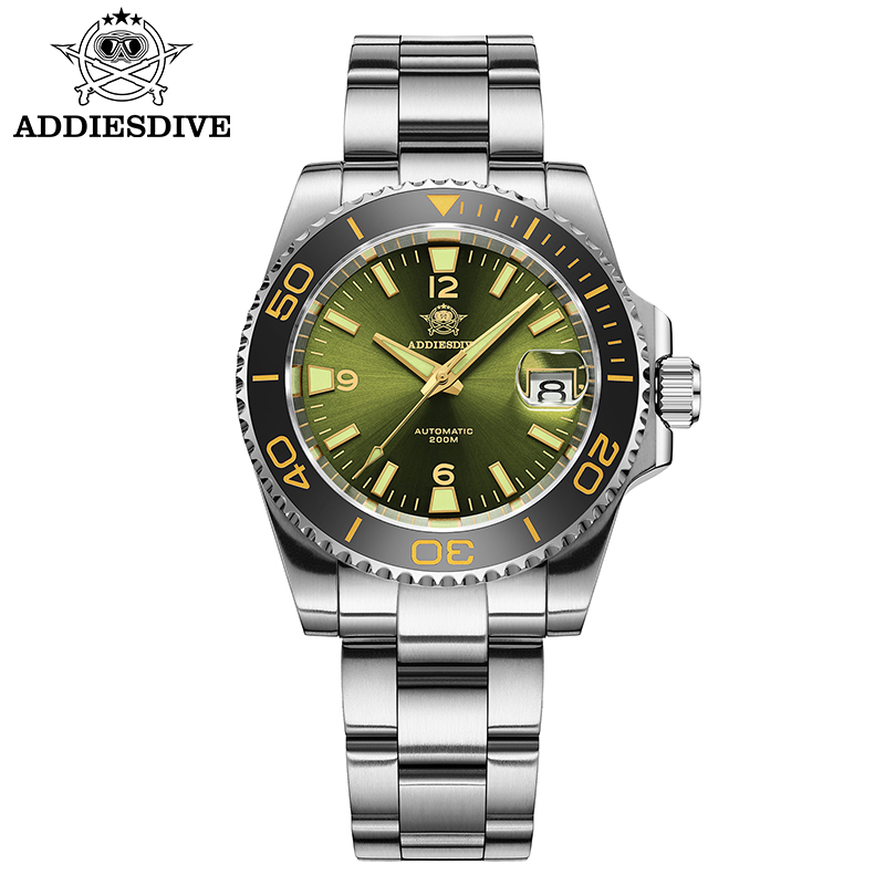Men'S Accessories And Jewelry - ADDIESDIVE Nowy Zegarek Nurkowy Męski Prezent