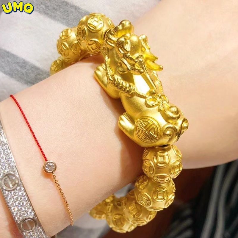 Bead Bracelet Men - Zalecany platerowany bransoletka Pixiu 100% prawdziwe