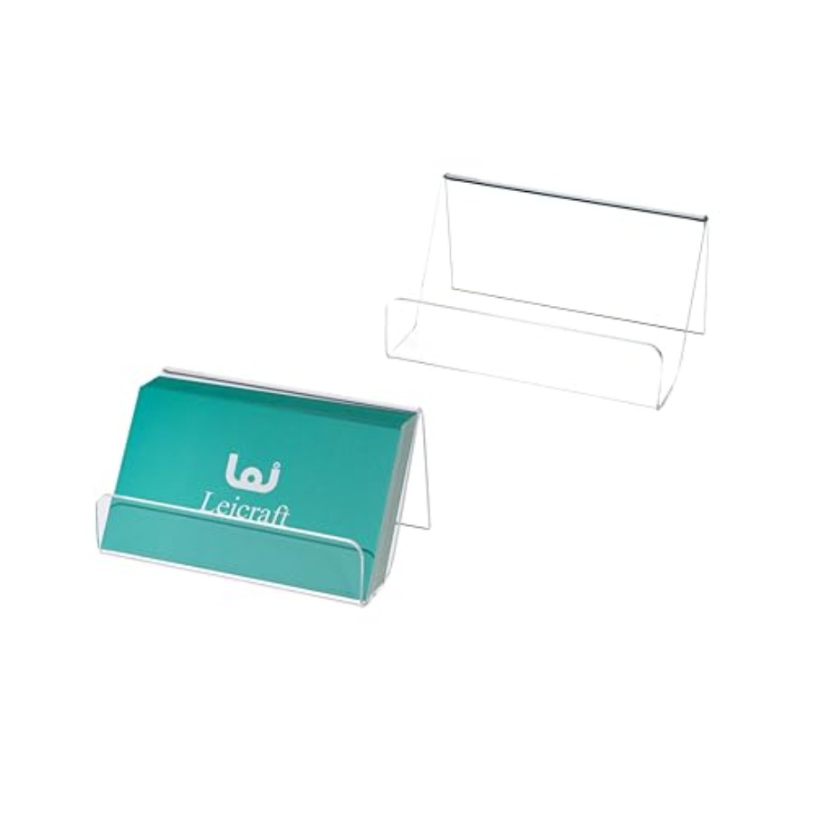 Men'S Accessories Holder - Akrylowy stojak na wizytówki na biurko,