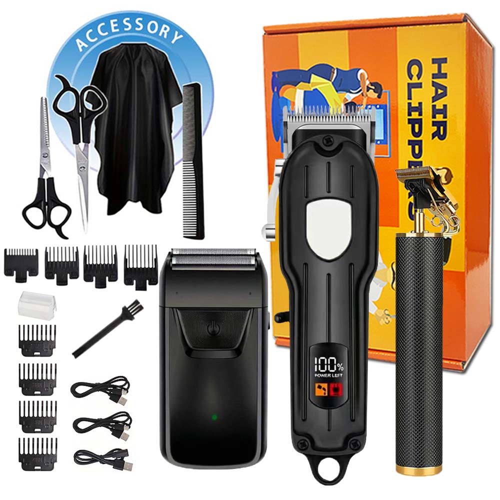 Men'S Accessories Display - Profesjonalny zestaw maszynki do strzyżenia włosów