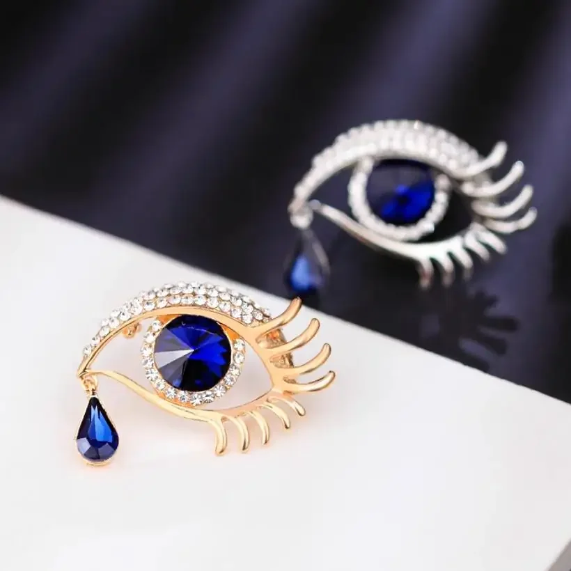 Men Accessories Evil Eye - 1 szt. Modna broszka z motywem