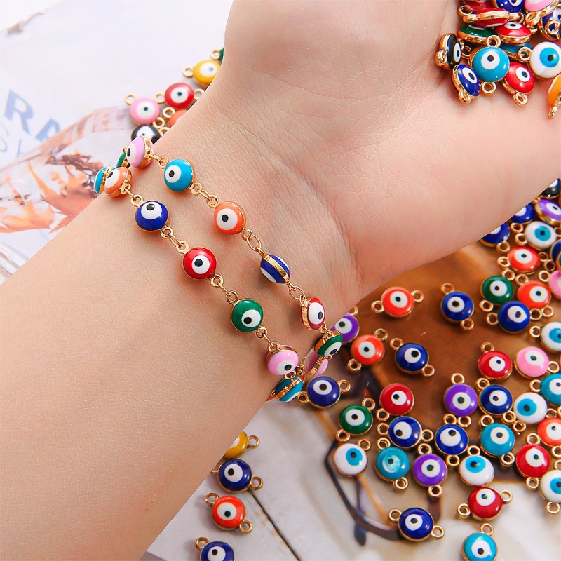 100 szt. zawieszek w kształcie – Men Accessories Evil Eye recenzja i cena