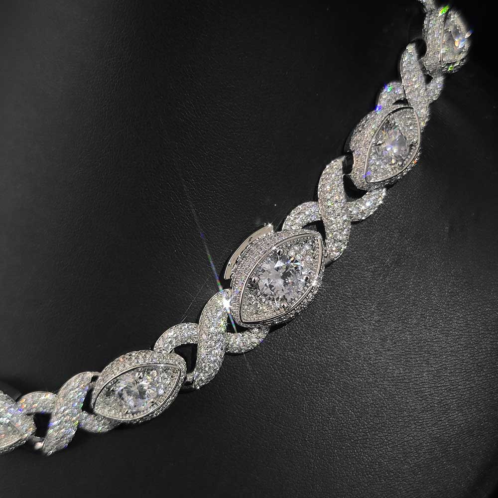 Bransoletka Naszyjnik Łańcuch  – Men Accessories Evil Eye recenzja i cena