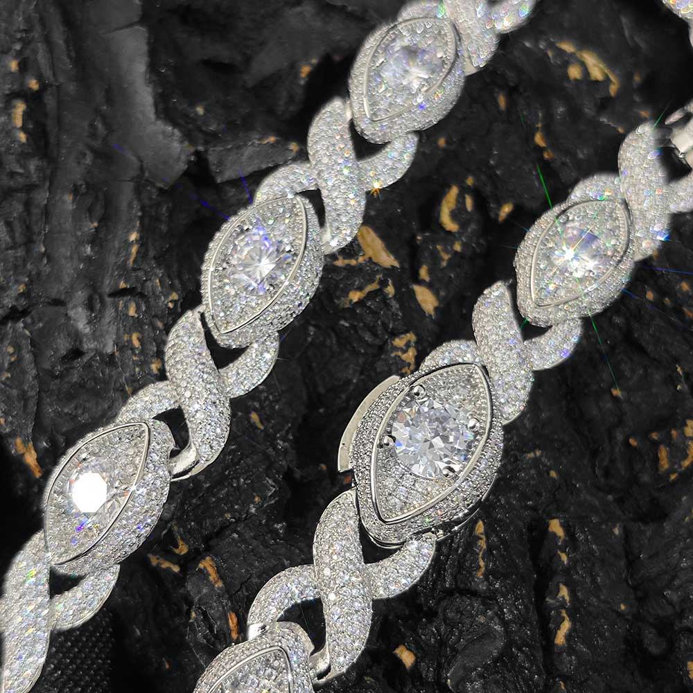 Bransoletka Naszyjnik Łańcuch  – Men Accessories Evil Eye recenzja i cena
