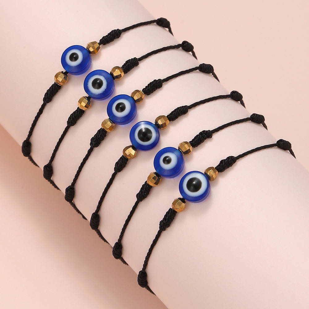 Zestaw 6 bransoletek z niebies – Men Accessories Evil Eye recenzja i cena