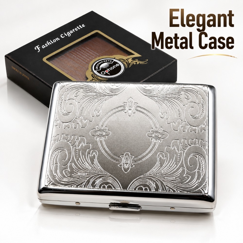 Pudełko na papierosy ze stali  – Men'S Accessories Holder recenzja i cena