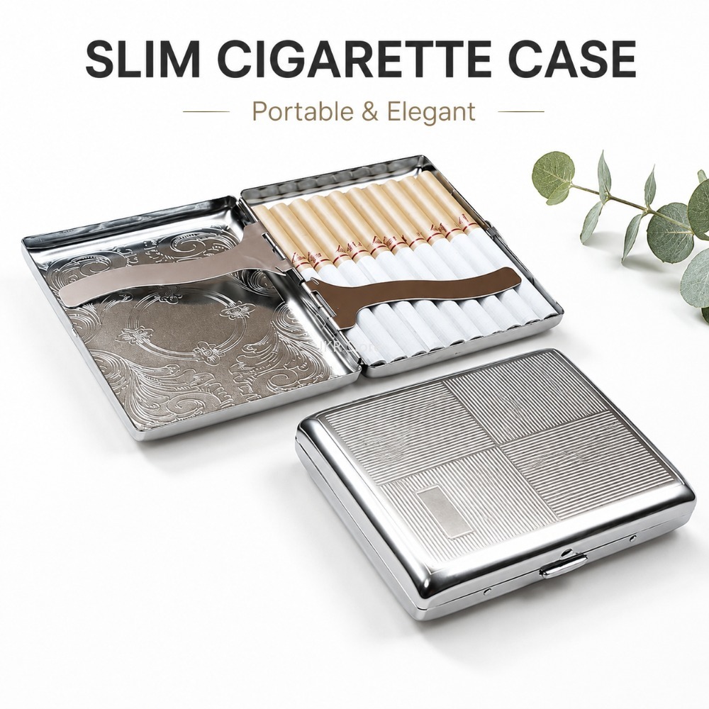 Pudełko na papierosy ze stali  – Men'S Accessories Holder recenzja i cena