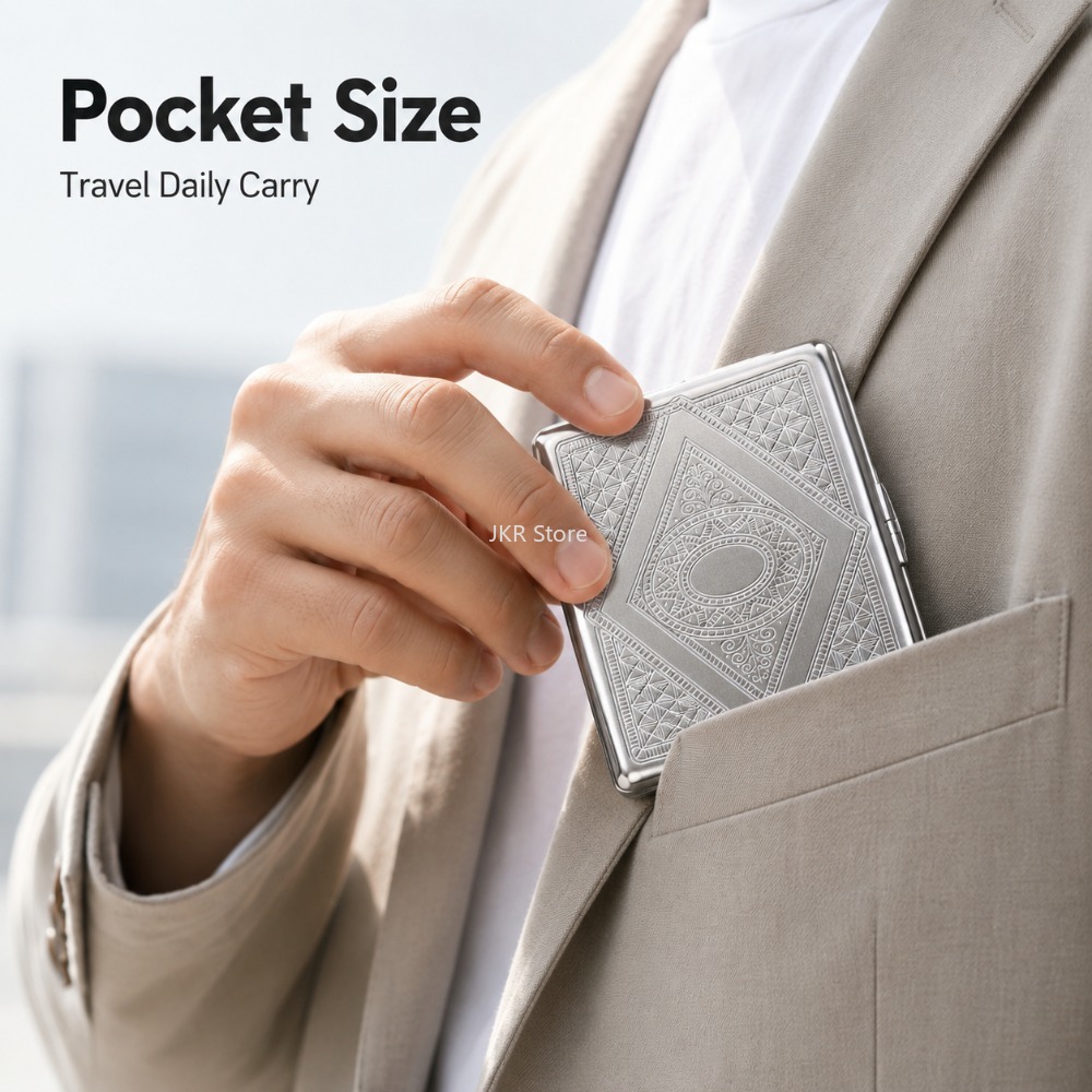Pudełko na papierosy ze stali  – Men'S Accessories Holder recenzja i cena