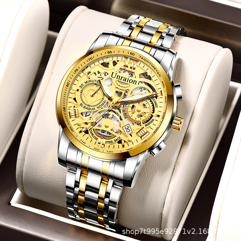 Męski zegarek z odkrytym mecha – Men'S Accessories Display recenzja i cena
