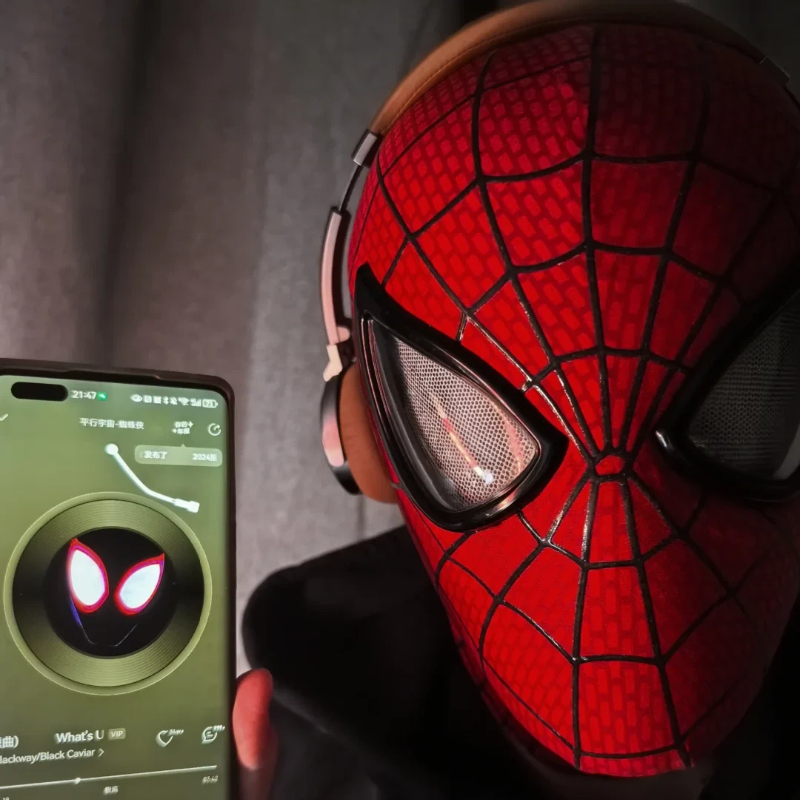 Hełm Spider-Mana z ruchomymi o – Men'S Accessories Display recenzja i cena