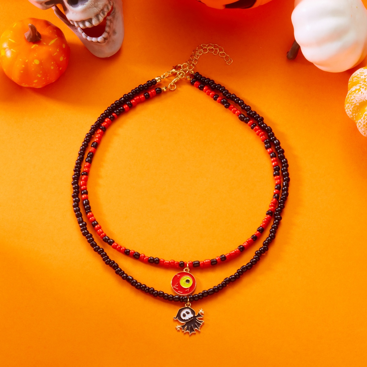 Naszyjnik z podwójną warstwą o – Men Accessories Evil Eye recenzja i cena