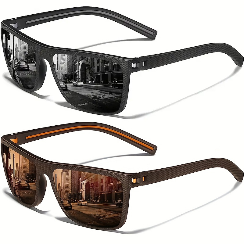 Kwadratowe okulary przeciwsłon – Sunglasses Polarized Men recenzja i cena