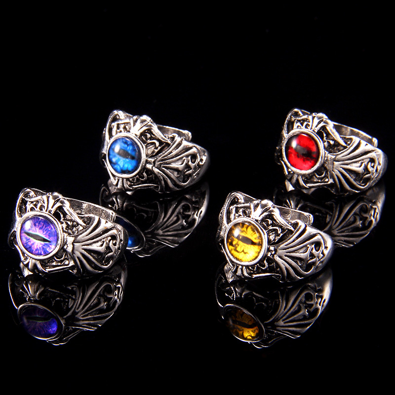 Retro winorośl zła pierścionek – Men Accessories Evil Eye recenzja i cena