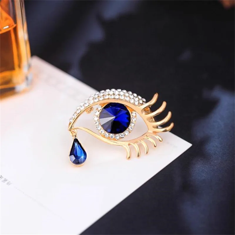 1 szt. Modna broszka z motywem – Men Accessories Evil Eye recenzja i cena