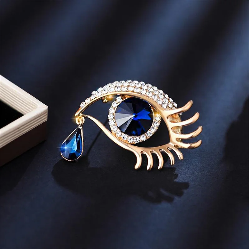 1 szt. Modna broszka z motywem – Men Accessories Evil Eye recenzja i cena