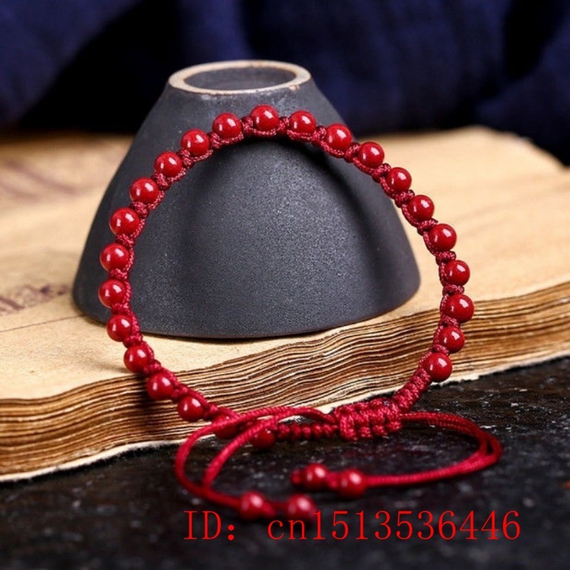 Dostosowane naturalny czerwony – Bead Bracelet Men recenzja i cena