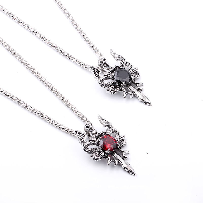 Naszyjnik Krzyż z Czarnym Kami – Men'S Accessories And Jewelry recenzja i cena