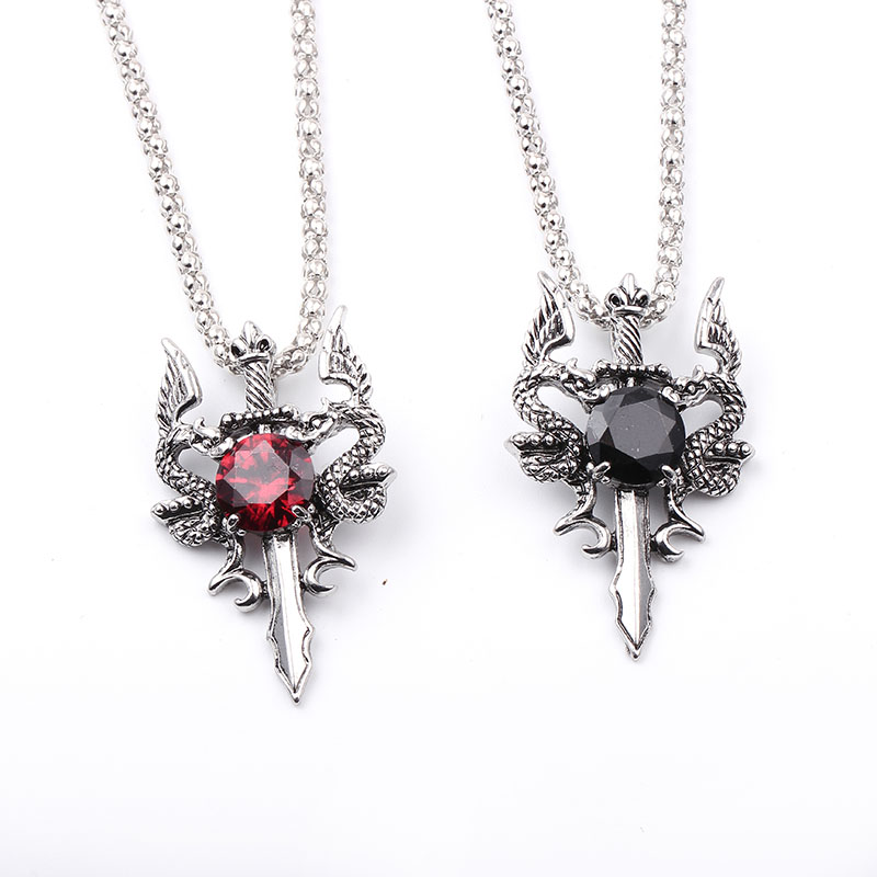 Naszyjnik Krzyż z Czarnym Kami – Men'S Accessories And Jewelry recenzja i cena