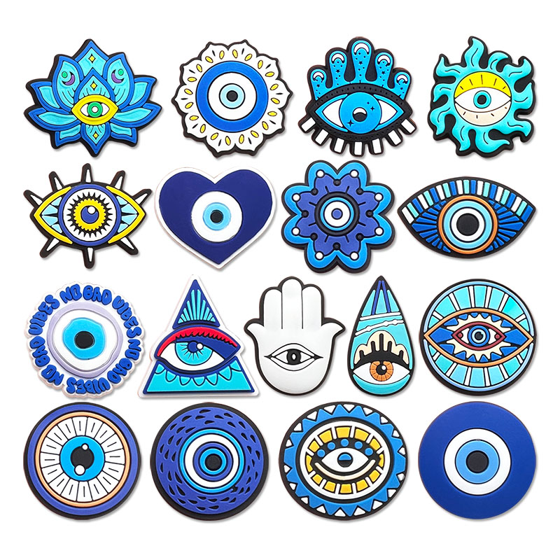 Nowe Ozdoby do Butów z Motywem – Men Accessories Evil Eye recenzja i cena