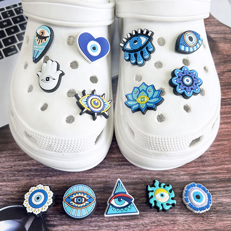 Nowe Ozdoby do Butów z Motywem – Men Accessories Evil Eye recenzja i cena