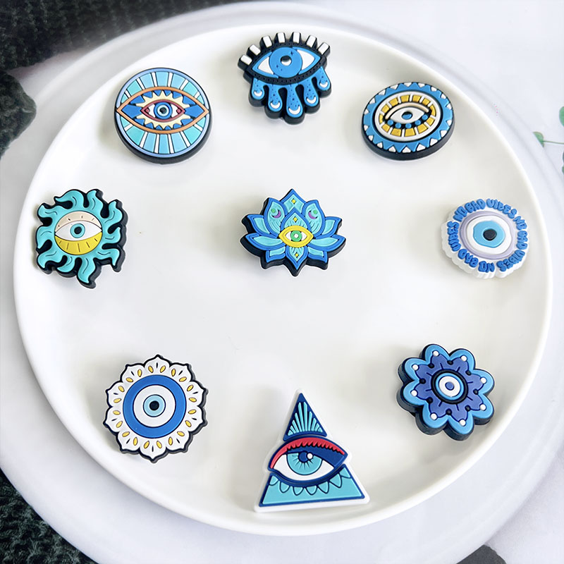 Nowe Ozdoby do Butów z Motywem – Men Accessories Evil Eye recenzja i cena
