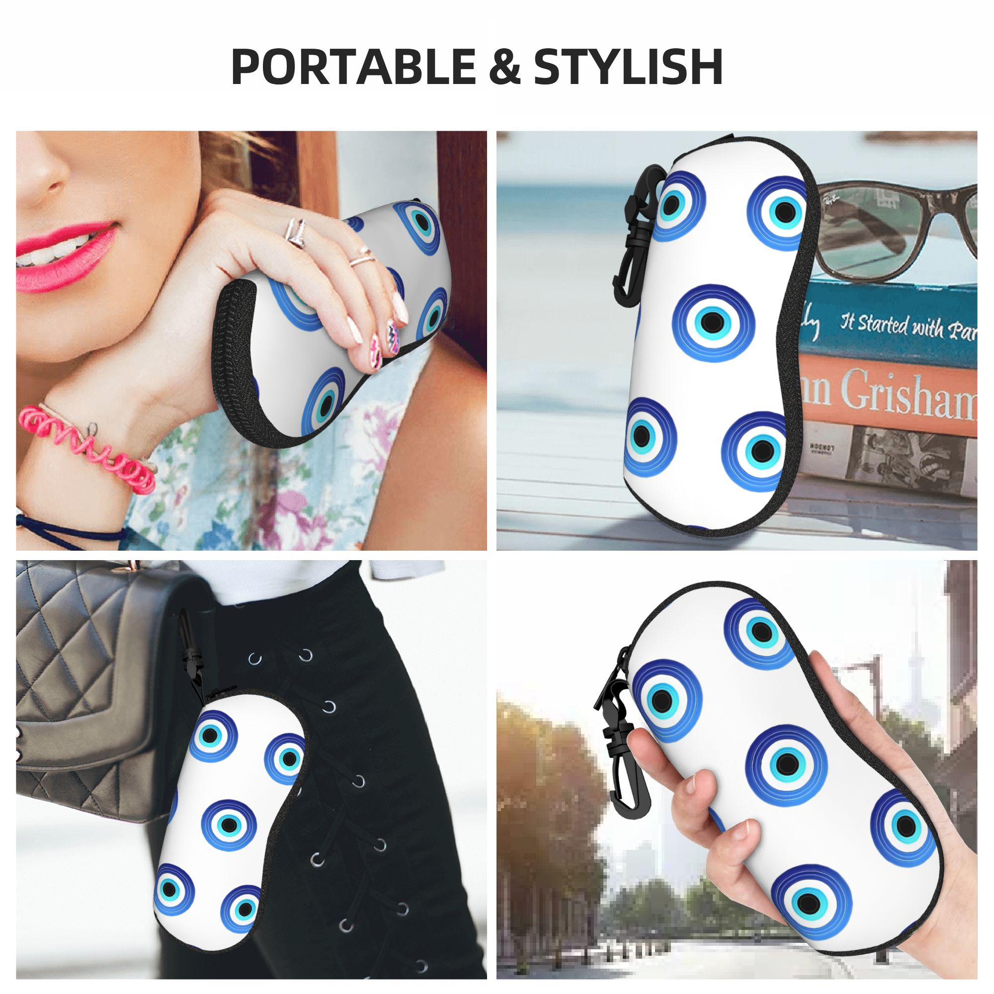 Etui na okulary z tureckim oki – Men Accessories Evil Eye recenzja i cena