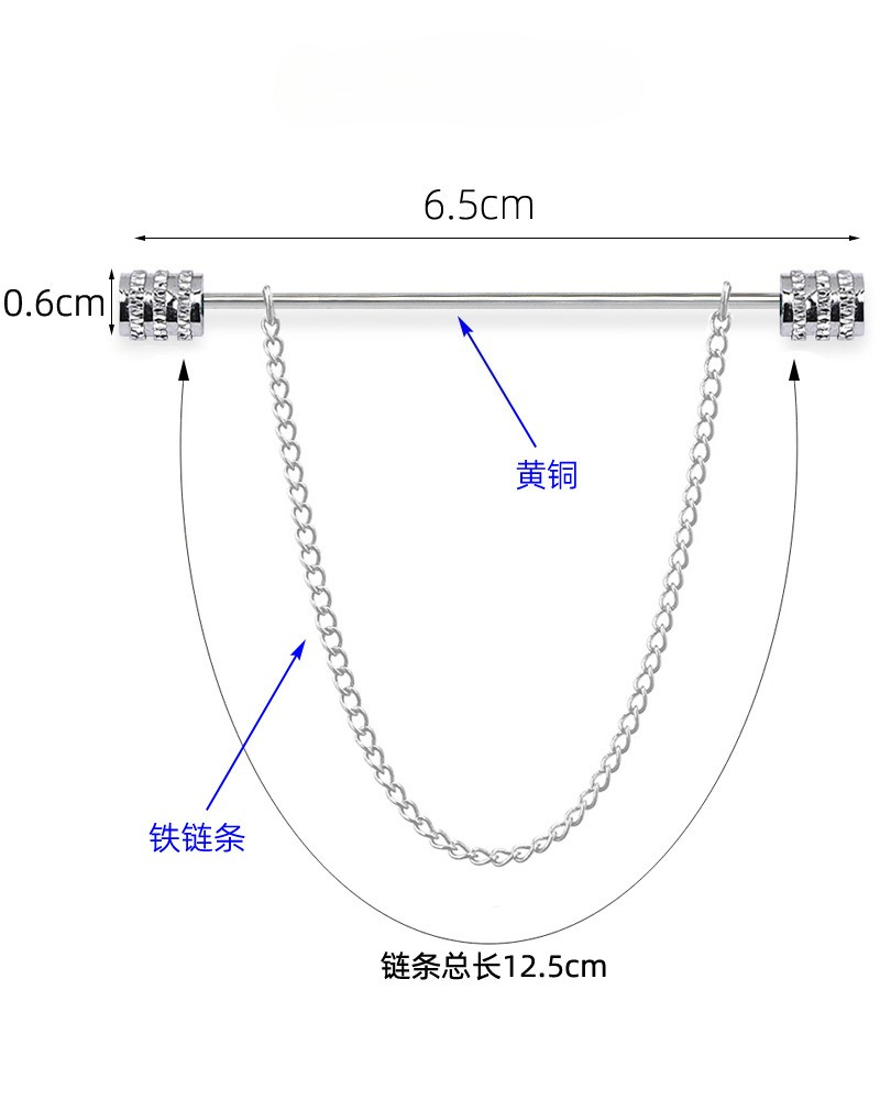 Nowa męska broszka do koszuli, – Men'S Accessories And Jewelry recenzja i cena