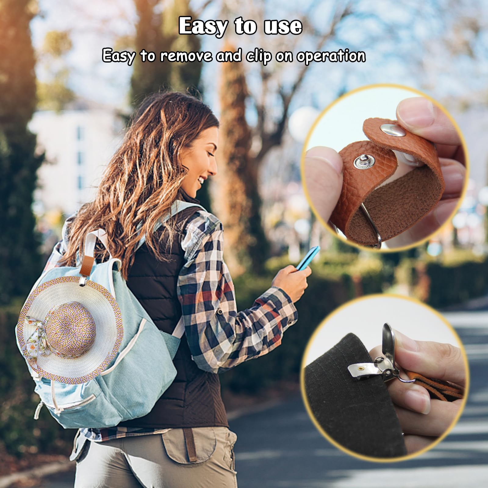 Klips do kapelusza ze skóry PU – Men'S Accessories Holder recenzja i cena